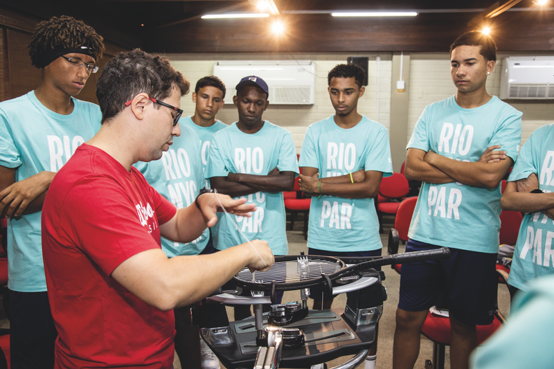 Curso de encordoamento — Rio Open ACE